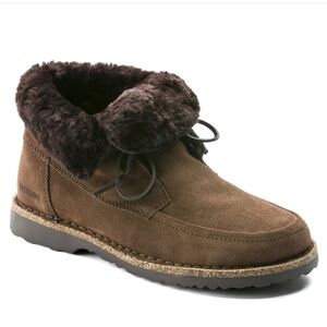 Birkenstock Women's Bakki Chukka Mocha Suede, Size 8/39